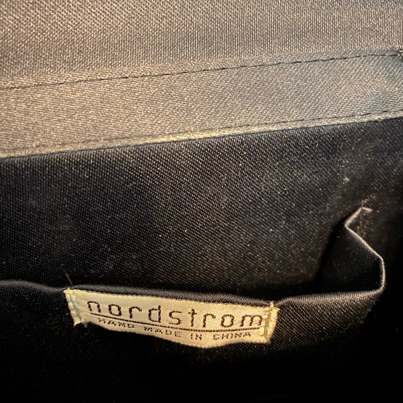 Vintage Velvet Nordstrom Purse with Silk Cord String - Picture 5 of 5